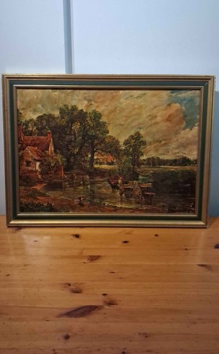 Oil board the hay wain - -the, by