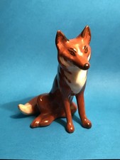 Fox Figurine Ornament Vintage