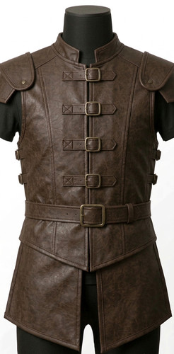 Medieval leather warrior - leather,
