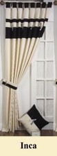 **Seconds Quality**  Lined Curtains Pencil Pleat or Tab Top Inca