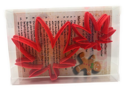 Weed leaf cookie - weed,