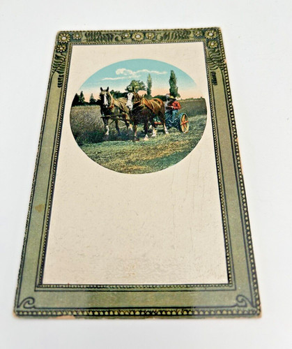 Horse drawn wagon agricultural - drawn,
