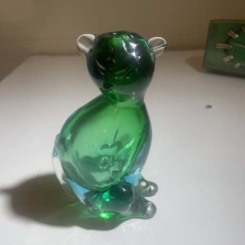 Vintage murano green art - green, glass