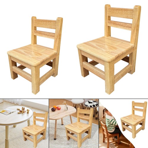 Kids wooden chair sturdy - wooden,