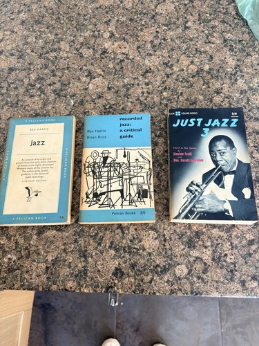 Vintage jazz paperback books - vintage,