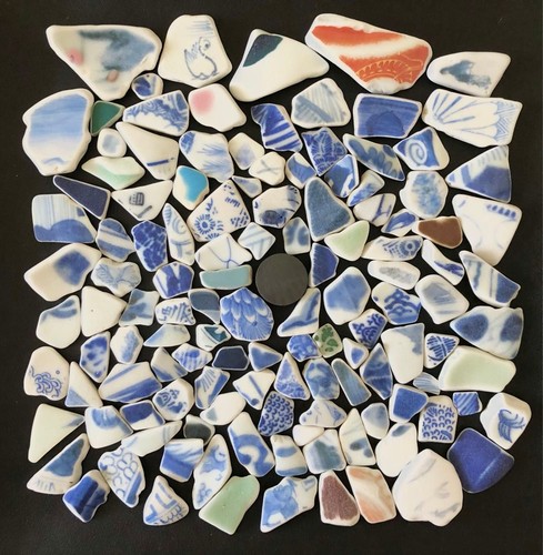 Sea glass pottery from - sea,