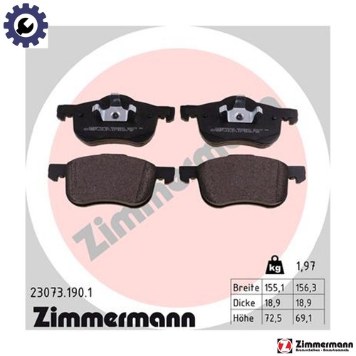 Brake pad set disc - pad,