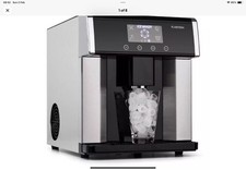 Klarstein Ice Cube Machine Maker Stainless Steel 3 Ice Sizes 15 kg / day 