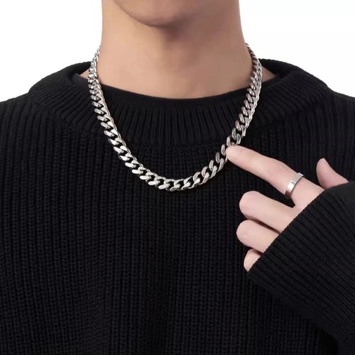 Mens boys curb chain stainless - boys,