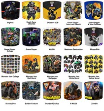 Monster Jam Truck Ceiling Pendants Table Lampshades Monster Jam Truck Toys Games