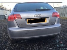 2005 audi a3 2.0 tdi silver rear bumper
