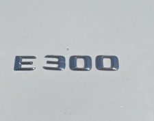 MERCEDES BENZ Badge (E300) - Boot Chrome Badge