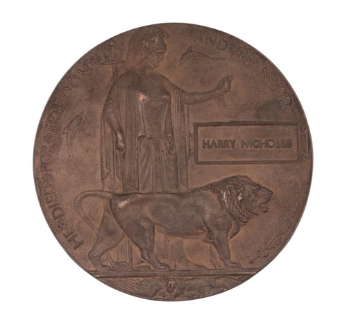 Ww1 memorial plaque harry - ww1,