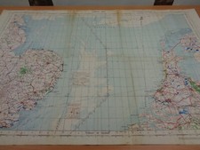 WW2 RAF map entitled "NORTH