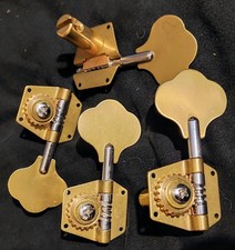 BRASS 2+2 Bass Tuners . Vintage Machine Heads