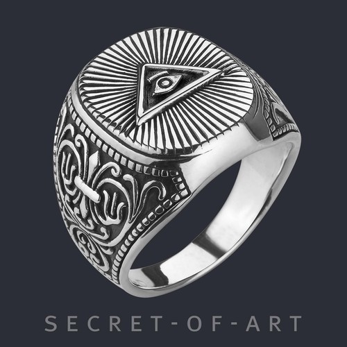 Masonic ring all seeing - all, eye