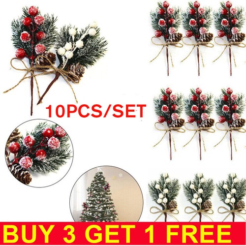 10x christmas artificial pine - christmas,