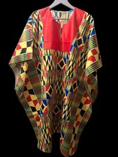 UNIQUE AFRICAN ATTIRE KAFTAN  Dress Knee Length BEAUTIFUL