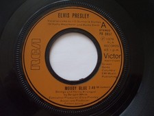Elvis Presley - Moody Blue / She Thinks I Still Care - Brown Jukebox RCA PB 0857