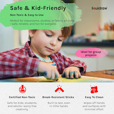 Oil Pastels for Art 52 Colours