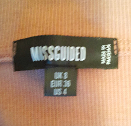 Missguided pink ribbed - pink, knit