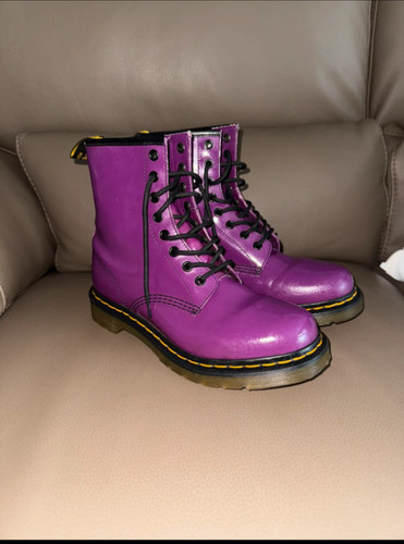 Martens 1460 purple patent - martens,