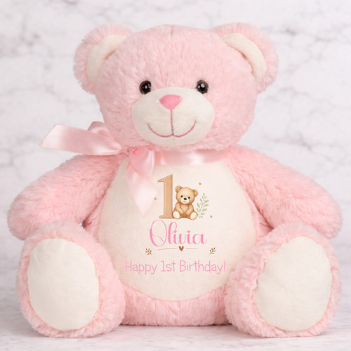 Personalised teddy bear - bear, baby