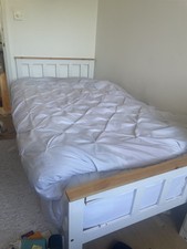 single bed with mattress used