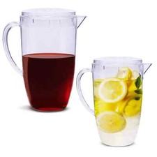 2L Pitcher Jug with Lid Large