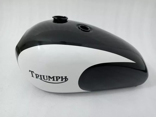 Triumph t140 black white - black,