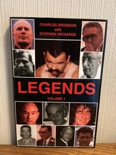 Legends Volume 1. Charles Bronson with Stephen Richards. Hardcover. True Crime.