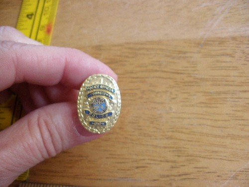 1980s pin tie - , police