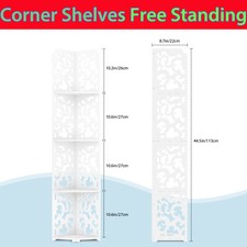 Standing Corner Shelf/Shelves