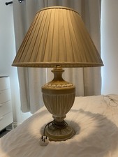 John Lewis  large table Lamp And Silk Shade