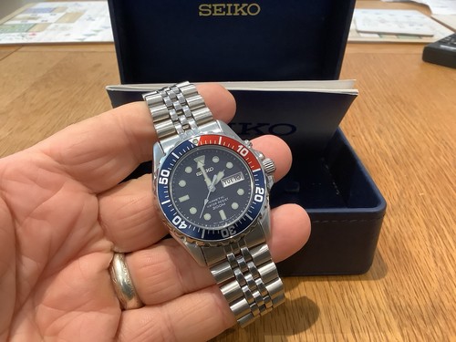 Seiko kinetic sports pepsi - seiko,