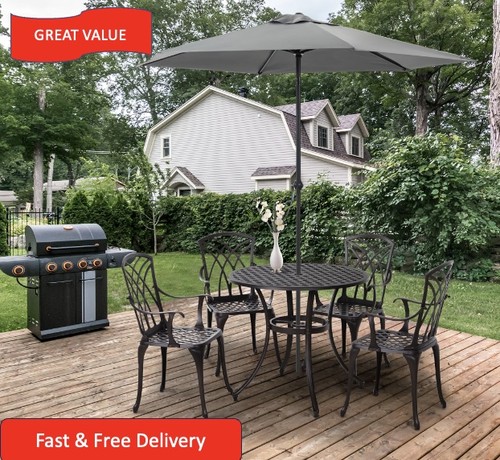 Cast aluminium seater - cast,