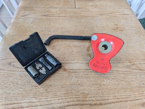 Caravan alko secure wheel lock - caravan,