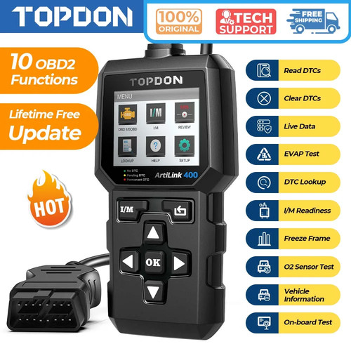 Topdon al400 obd2 scanner car - topdon,
