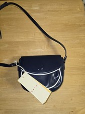 Marni Leather Navy Blue