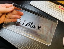 Personalised Clear Pencil