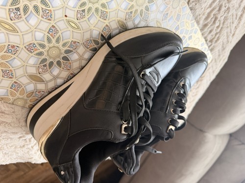 Aldo black platform wedge - platform,