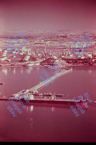 35mm slide oil tanker port - oil,