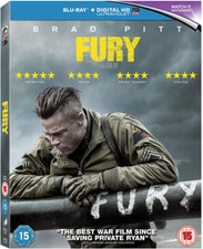 Fury Blu-Ray (2015) Brad Pitt
