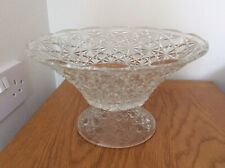 Beautiful Cut Glass (Fruit)Bowl 26cm Diameter X 16cm High Never Used Party??