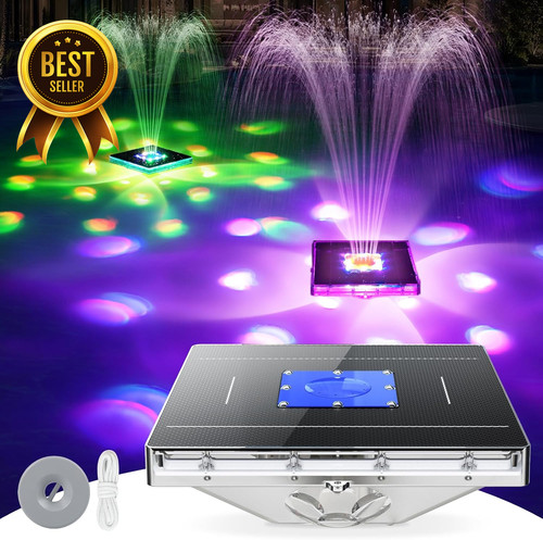 Solar pool fountain - solar,