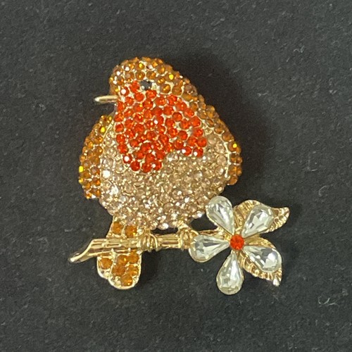 Rhinestone robin redbreast - robin,