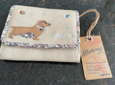 Mantaray purse with dog motif