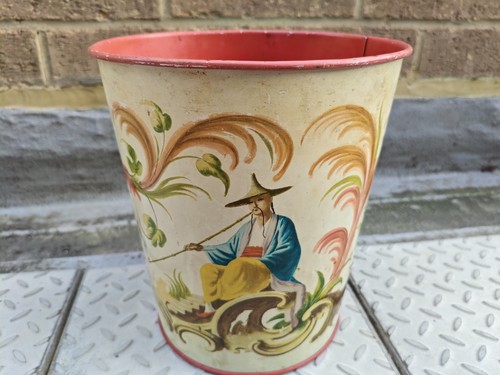 Vintage waste paper bin - paper,