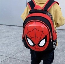 Spider-Man Backpack Kids School Bag Boys Girls Travel Rucksack Gift Red Black