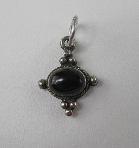 Vintage black onyx maltese - black,
